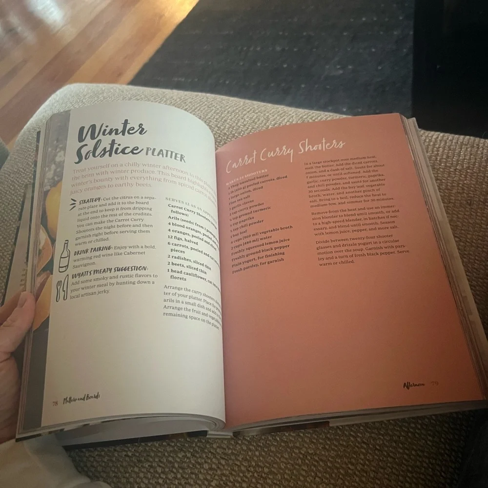 Platters and Boards hardcover cookbook